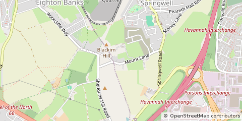 Map of Gateshead