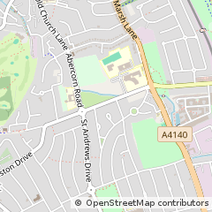 Map of Stanmore, Middlesex