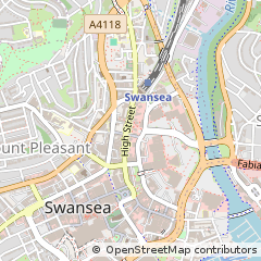Map of Swansea