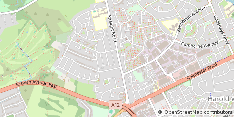 Map of Romford