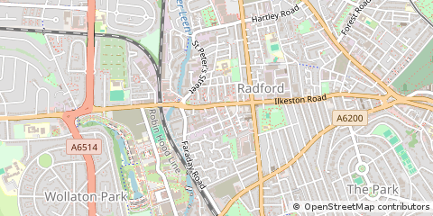 Map of Nottingham