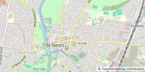 Map of ST. Neots