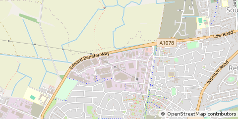Map of King's Lynn, Norfolk