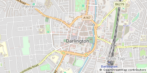 Map of Darlington, CO. Durham