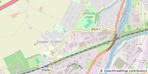 Map of Manchester