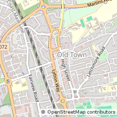 Map of Stevenage, Herts