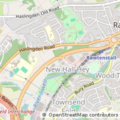 Map of Rossendale, Lancs