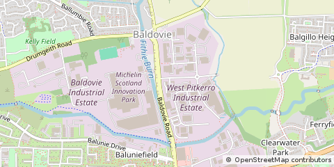 Map of Dundee
