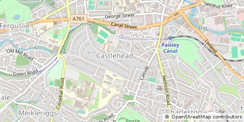 Map of Paisley