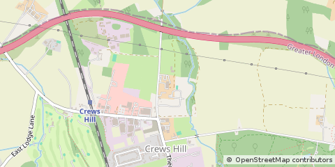 Map of Enfield