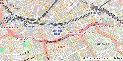 Map of Manchester