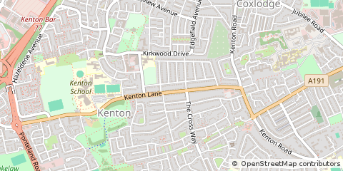 Map of Newcastle Upon Tyne