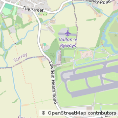 Map of Charlwood,, Horley, Surrey
