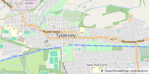 Map of Manchester, Greater Manchester