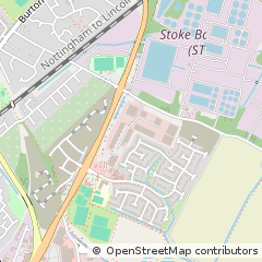 Map of Nottingham, Nottinghamshire
