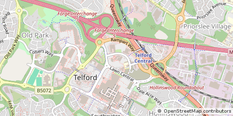 Map of Telford