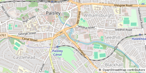 Map of Paisley