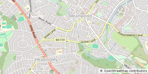 Map of Leeds