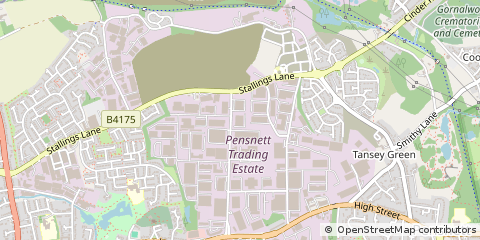Map of Kingswinford, West Midlands