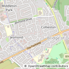 Map of Aberdeen