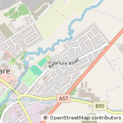 Map of Ballyclare, CO. Antrim
