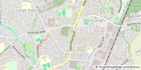 Map of Havant, Hampshire