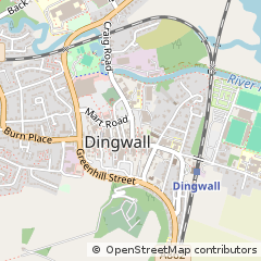 Map of Dingwall, Ross & Cromarty