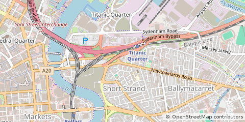 Map of Belfast, Antrim
