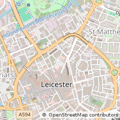 Map of Leicester