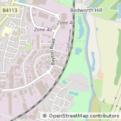 Map of Coventry, West Midlands