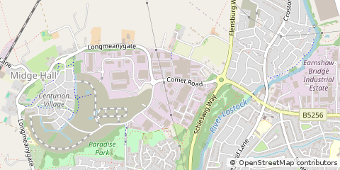 Map of Preston, Lancashire