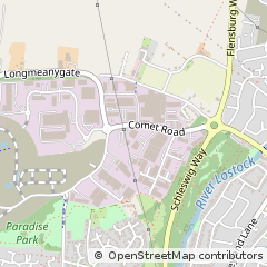 Map of Preston, Lancashire