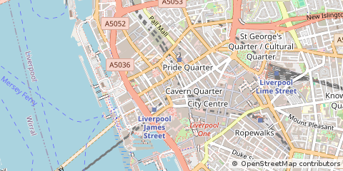 Map of Liverpool