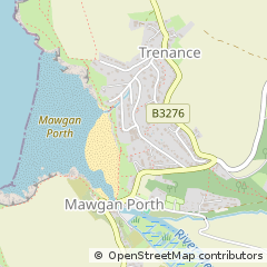 Map of Newquay, Cornwall