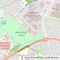 Map of Leicester, Leicestershire