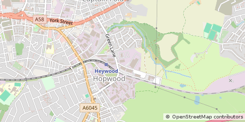 Map of Heywood