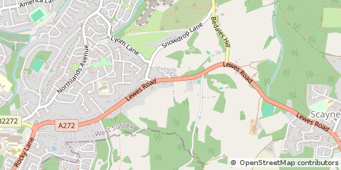 Map of Haywards Heath