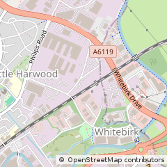 Map of Blackburn, Lancashire