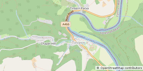 Map of Chepstow, Gwent