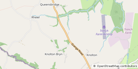 Map of Wrexham