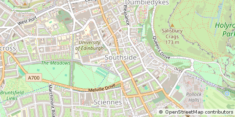 Map of Edinburgh, Midlothian