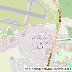 Map of Mildenhall, Suffolk
