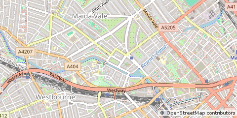 Map of Little Venice, London