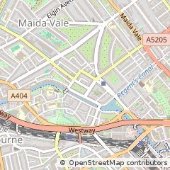 Map of Little Venice, London