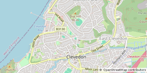 Map of Clevedon