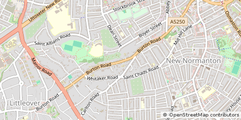 Map of Derby
