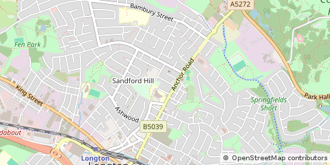 Map of Stoke-on-Trent