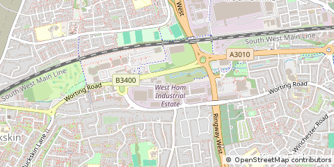 Map of Basingstoke, Hampshire