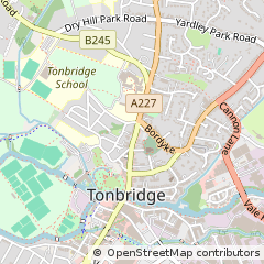 Map of North House 198 High Street, Tonbridgekent