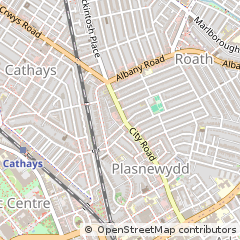 Map of Cardiff